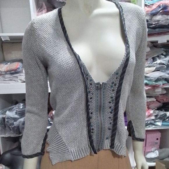 Free People Knit Three-Quarter Sleeve Length Top - Picture 12 of 15